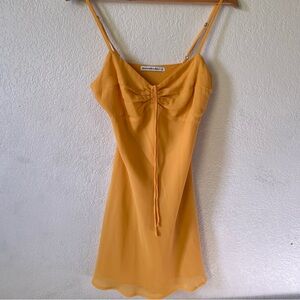 Abercrombie and fitch yellow dress